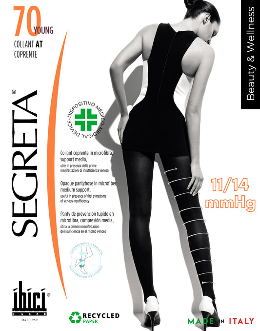 Panty Ibici Segreta 70 Young Microfibra 11-14 mmHg