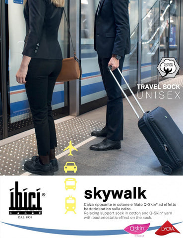 Calcetín Ibici Skywalk compresión graduada 16-20 mmHg