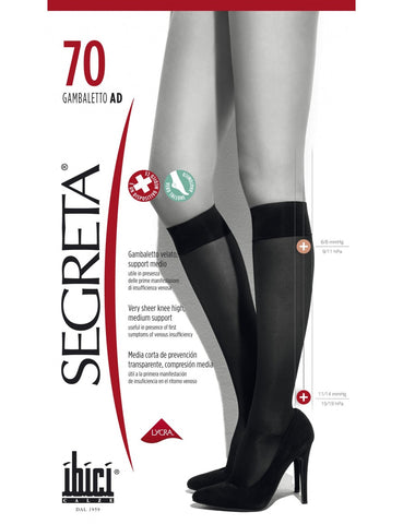 Gambaletto Segreta 70 compresión graduada 11-14 mmhg