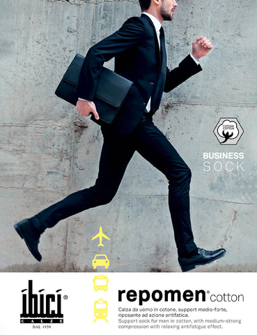 Calcetín Ibici Repomen Cotton compresión graduada 14-18 mmHg